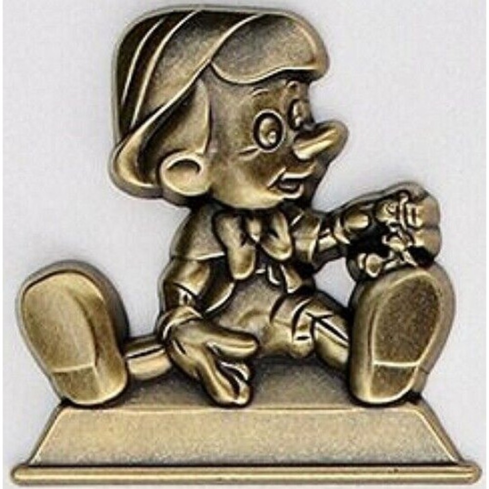PINOCCHIO Disney Pin 112579 Golden Statue Magic Kingdom Park Annual Passholder‎